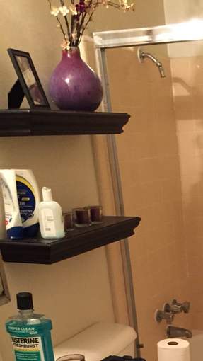 Floating shelves for sale + decorations on shelves 3