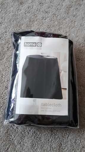 New tablecloth black ($5) 1