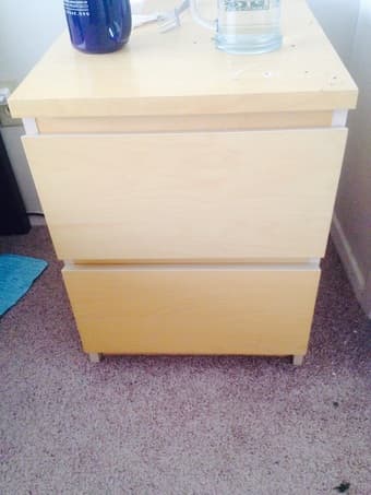 2 bed side drawers each for $20 1
