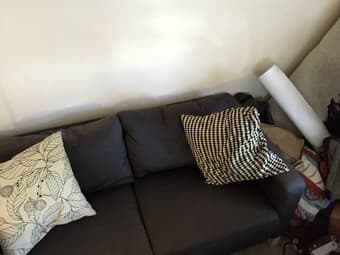 Ikea Karlstad Loveseat - Sivik dark grey - $150 3