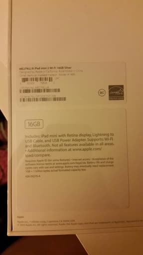 [New] Apple iPad mini 2 with WiFi 16GB silver 1