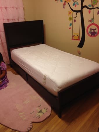 Chocolate Brown Twin Bed Frame - $100 1