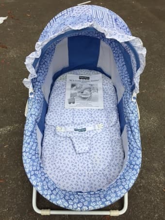 Fisher-Price portable baby bassinet $25 1
