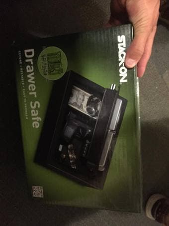 Stack-On Drawer Safe, Never Been Opened, $20 1