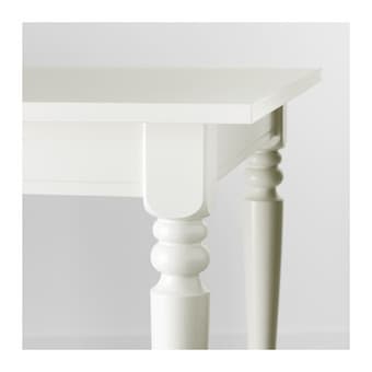 Dinner Table (extendable), Ikea INGATORP, white, like new - $150 3