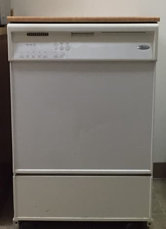 Portable Full Size Whirlpool Dishwasher 1