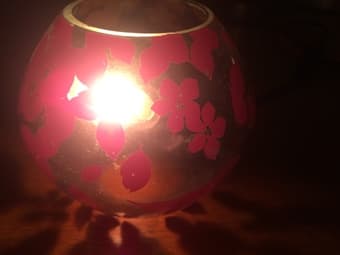 Small Purple Lamp - $5 1