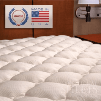 Extra Plush Bamboo Fitted Mattress Topper - $80 1