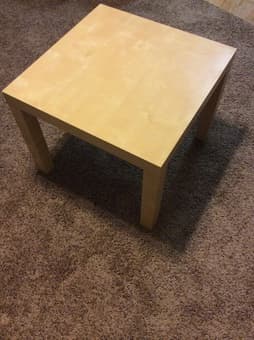 Birch Ikea Lack Side Table - $5 1