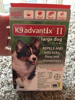K9 Advantix II for large dog - $30 1