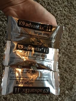 K9 Advantix II for large dog - $30 2