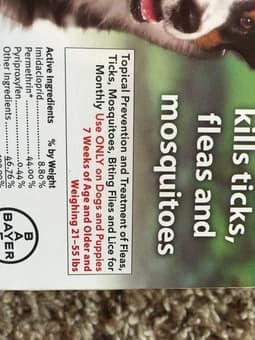 K9 Advantix II for large dog - $30 3