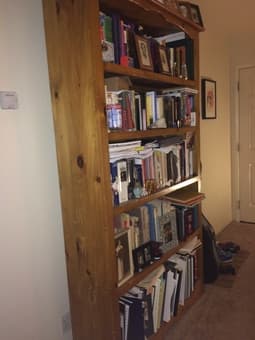 Large, Solid Wood Bookcase - $450 2