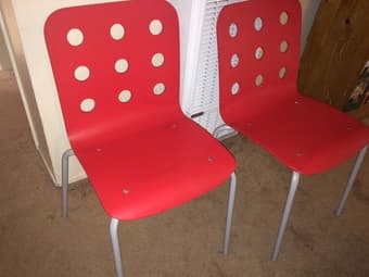 2 IKEA Jules Chairs - $15 1