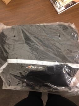 Pannier and 2 helmets for sale 2
