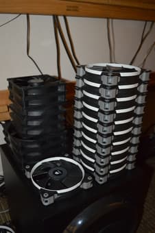 Computer Fans (Corsair, EVGA, Jamicon) 1