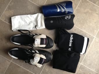 Sock Kleets, shin pads & sleeves, & soccer socks ($30) 1