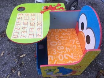 new kids tricycle, kids desk and tent 1