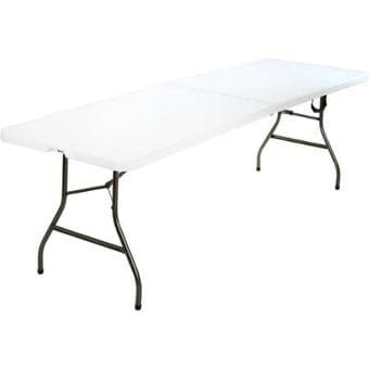 One Centerfold Table and Three folding chairs 1
