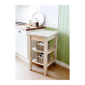 IKEA BEKVÄM Kitchen cart, birch - $40 2