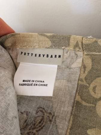 Pottery Barn Shower Curtain $10 2