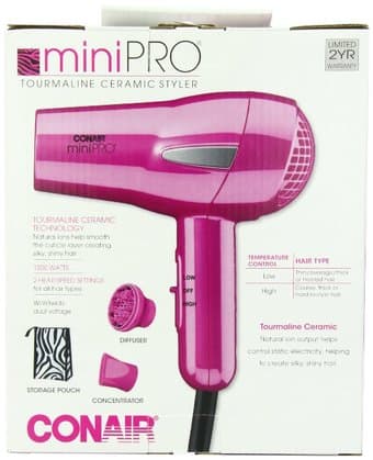 Mini Travel Blow Dryer $10 2