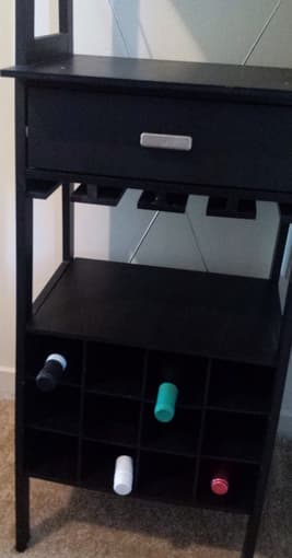 Black Wine Racks - $40 2