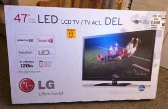 47" LG 3D Smart LED HDTV - $435 1
