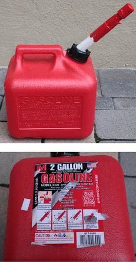 Gasoline tank - $10 1