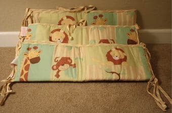 Baby crib bumper (never used) - $15 1