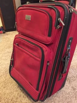 Red Carry-on Suitcase for sale 2