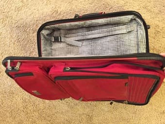 Red Carry-on Suitcase for sale 3