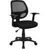 MidBack Black Mesh Swivel Task Chair, $25 1