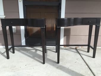 Pair of bedside/end tables for sale $50 OBO 2