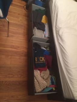 Twin bed mattress and frame with storage 2