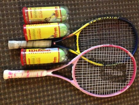 Tennis rackets and balls 1