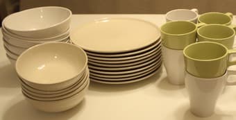 Kitchen items - plates, bowls, mugs - $18 1