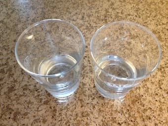 kitchen items: pot, plates, and glass cups 3