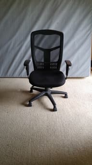 $10 Lorell Executive High-Back Chair, Mesh Fabric 1