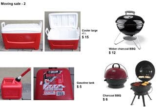 Moving sale 1 - baby items, furniture, baking items 2