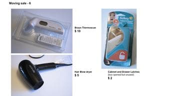 Moving sale 2 - baby items, furniture, baking items 2