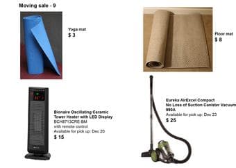 Moving sale 3 - baby items, furniture, baking items 1