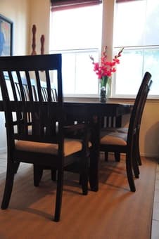 Luxury dining table and 6 chairs 1