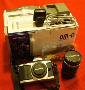 Olympus mirrorless camera and lenses for sale 1