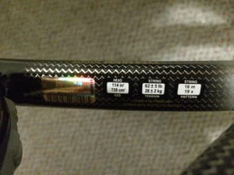 Tennis racket with cover, $10 3