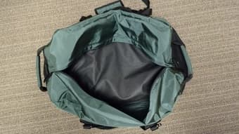 LL Bean duffle bag (dark green, black) - $30 2