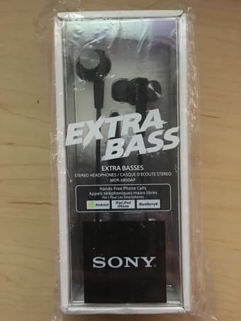 Sony Extra Bass Earbud Headset- $25 1