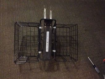 $50 Excellent Condition Bike Rack with 2 Folding Baskets 3
