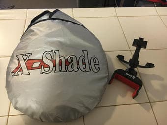 Car Shade + Car Mount for ONLY $15 in total 1