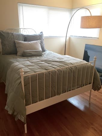 Ikea Full Bed with Box Spring and Mattress - $250 2